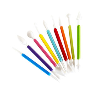 Sugar Art Modeling Tools (9 Piece Tool Set)