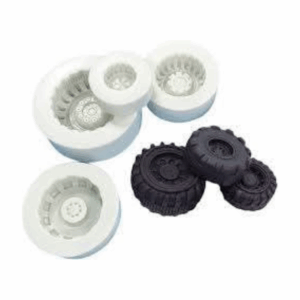Silicone Tyre Moulds for Cake and cupcake Decorating (set of 4 tyres)
