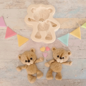 Teddy Bear Mould with Fur Texture